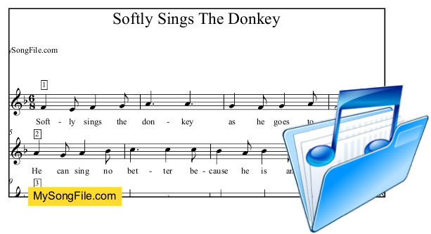 softly sings the donkey poem